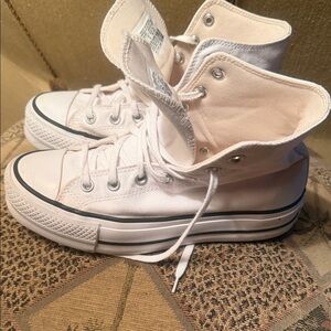 Converse All Star  White High-Top Sneakers